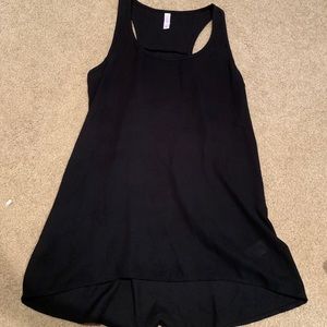 Black tank top